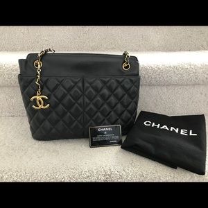 Chanel vintage tote shoulder cross body bag